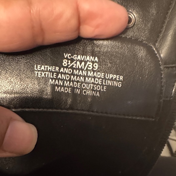 Vince Camuto Black Lace-Up Boots - Picture 6 of 7